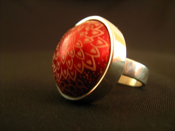 Anel de guaracy vermelho